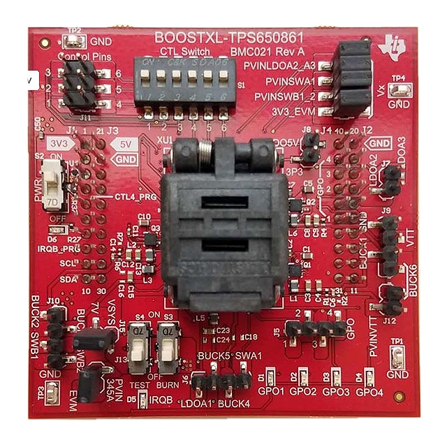 BOOSTXL-TPS650861 Texas Instruments  Programmeurs, émulateurs et débogueurs
